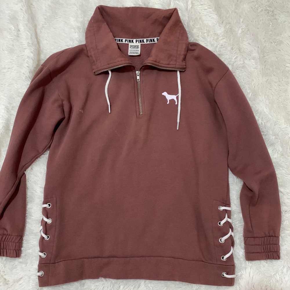 PINK perfect half-zip